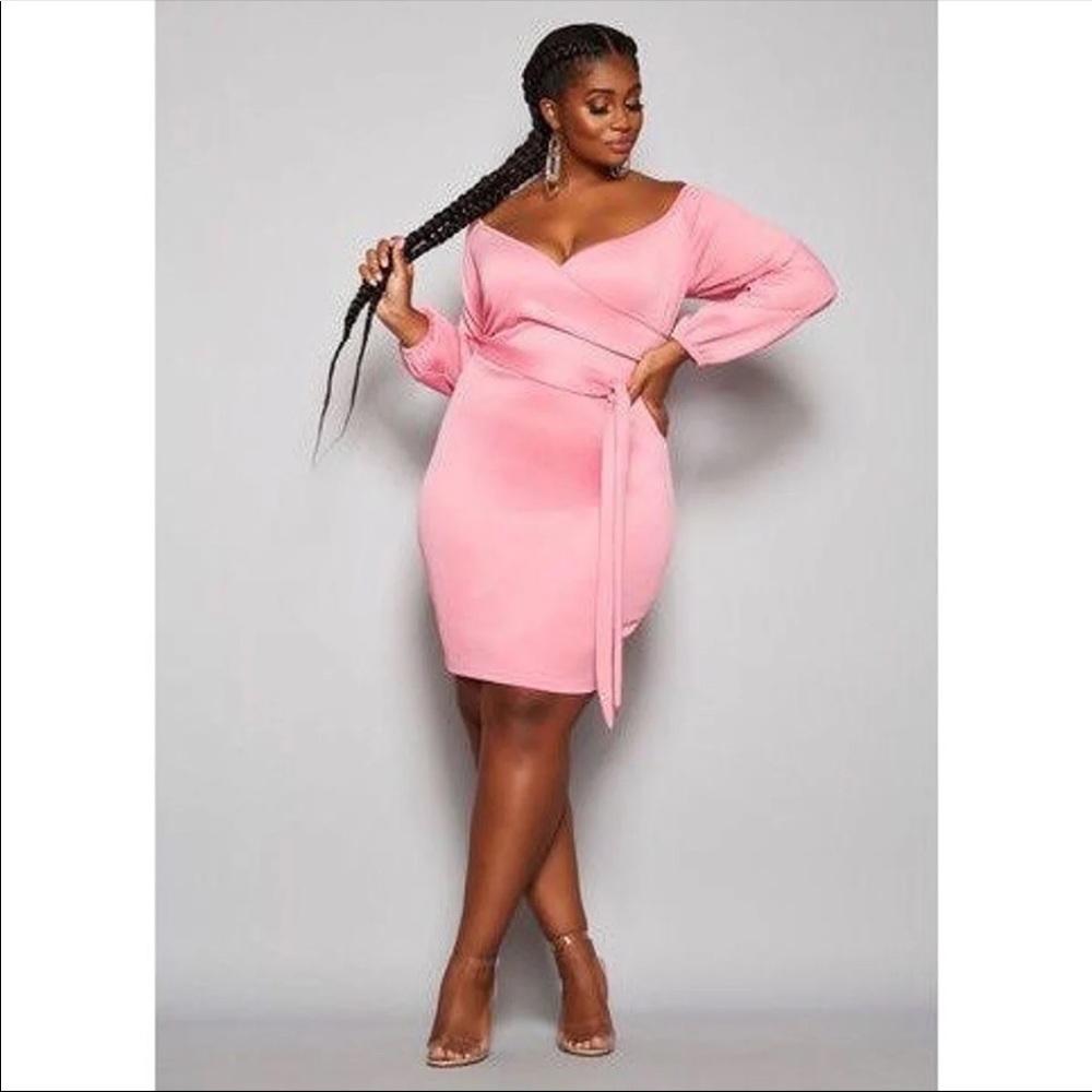 Ashley Stewart wrap dress